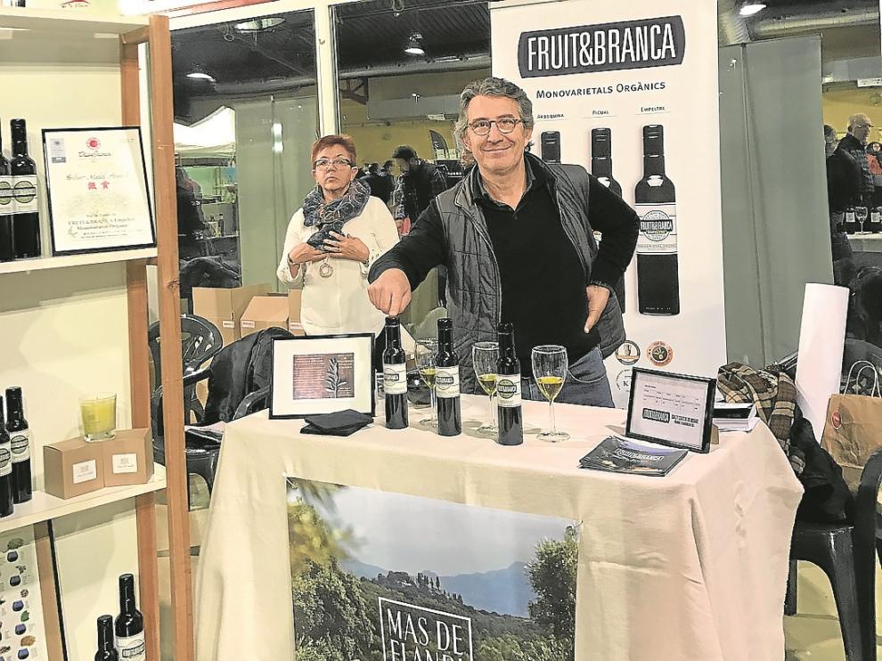Eduard Susanna, responsable de la empresa, en una presentación reciente de sus aceites.