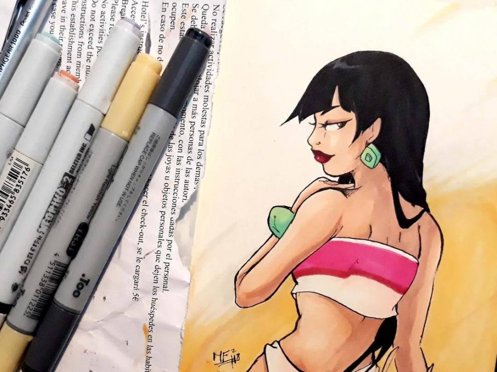 Chel, un personaje femenino de La ruta hacia el Dorado.