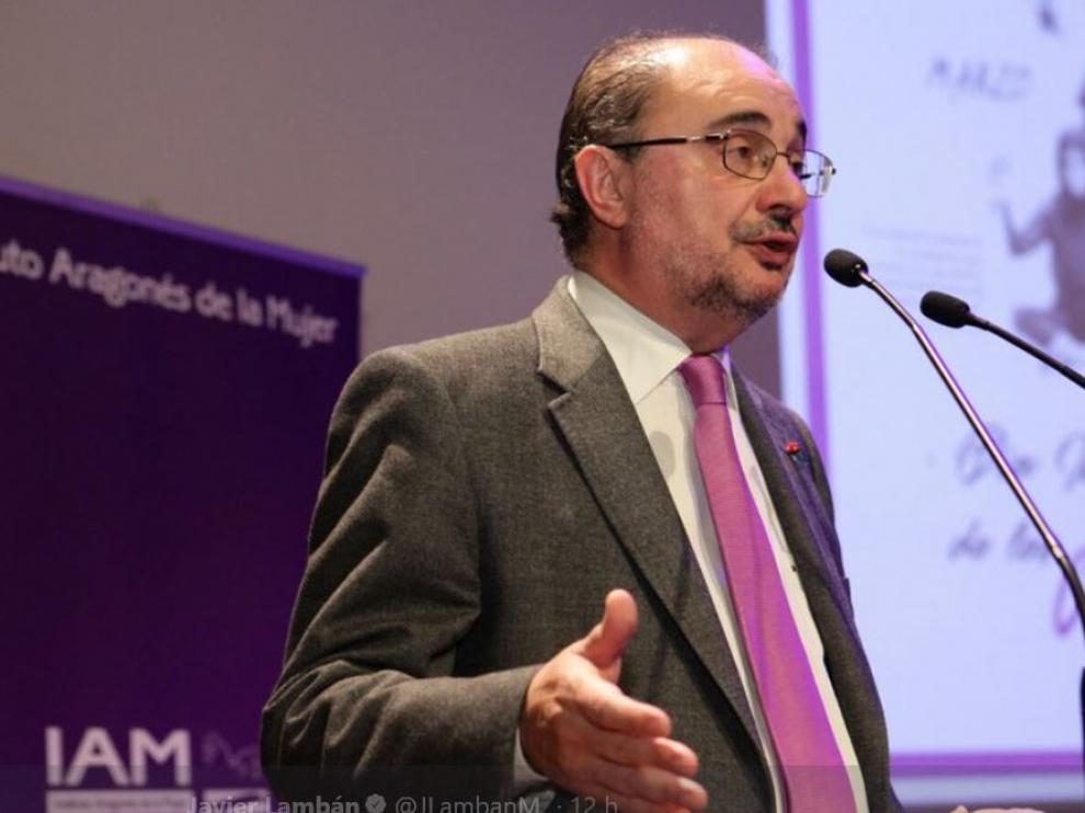 Javier Lambán, en una imagen de archivo.