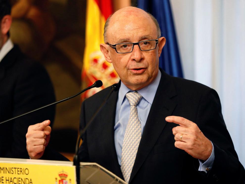 Cristóbal Montoro, ministro de Hacienda
