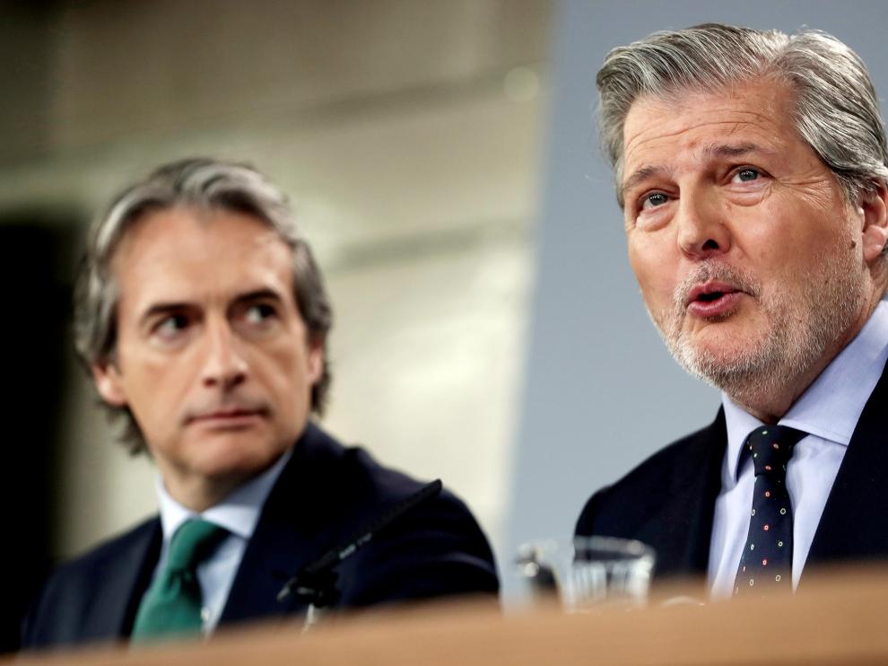 Méndez de Vigo en la rueda de prensa de este viernes.