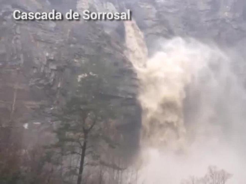 Aumento del caudal de los ríos en el Pirineo