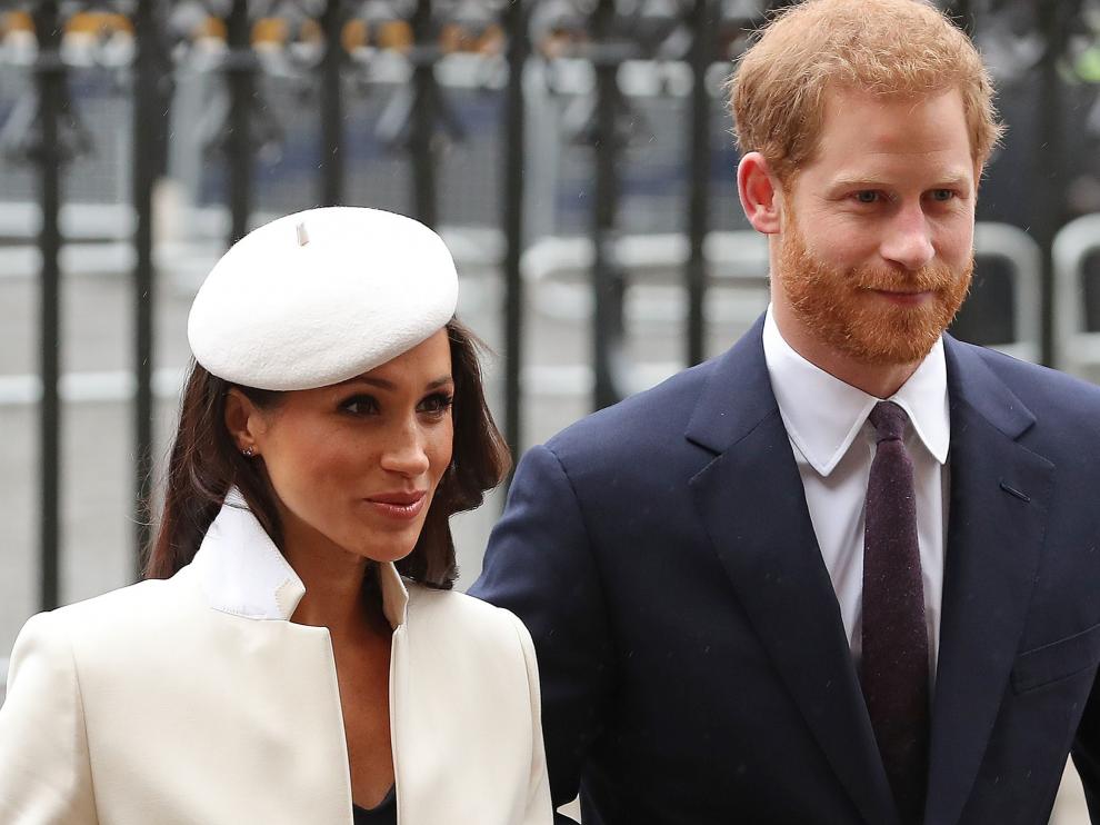 Meghan Markle y el príncipe Harry, en el Día de la Commonwealth