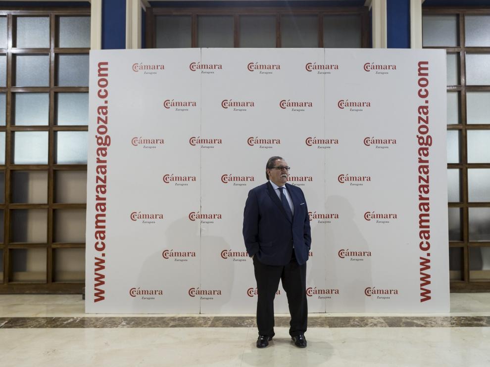 Manuel Teruel es por ahora el único candidato a presidir la Cámara de Comercio de Zaragoza