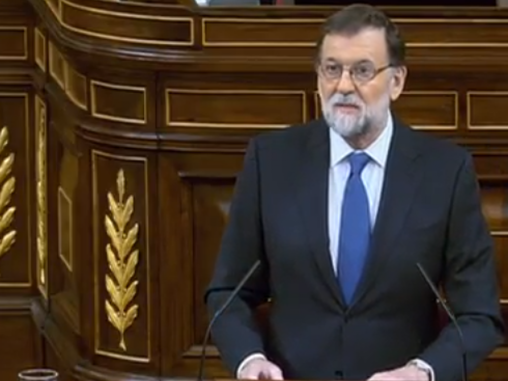 Rajoy durante su intervención