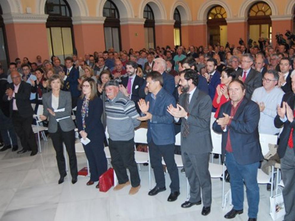 Acto de homenaje a Iranzo celebrado esta mañana en Madrid.