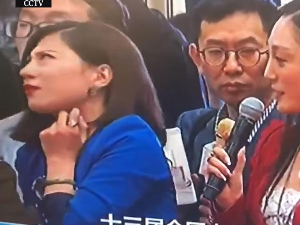 El gesto de Liang que ha revolucionado las redes sociales en China.