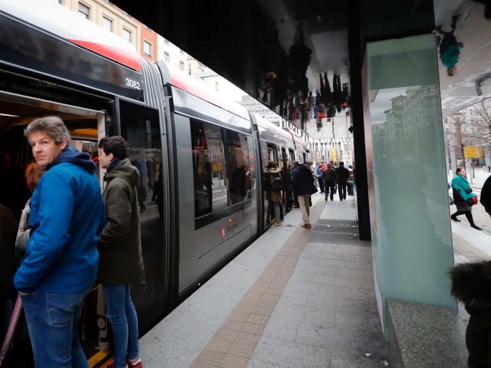 Tranvías de Zaragoza pone en marcha un dispositivo especial para las Navidades
