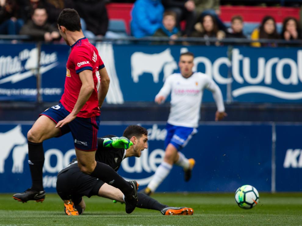 Victoria del Real Zaragoza ante Osasuna en el Sadar