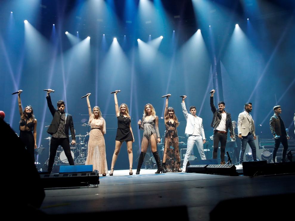 Concierto de los concursantes de Operación Triunfo en Madrid.