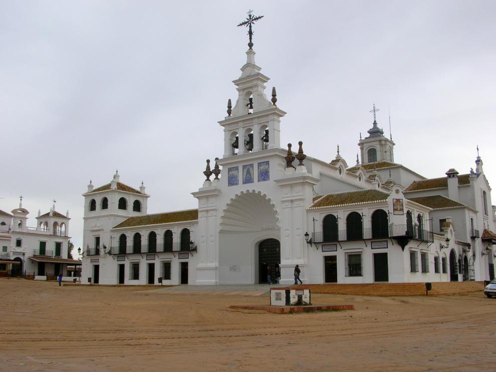Ermita de El Rocío en Almonte, Huelva.