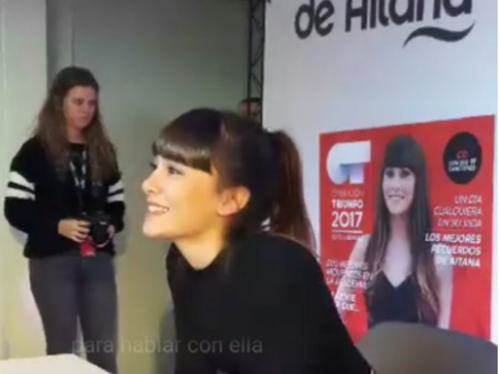 Sigue la visita de Aitana a Zaragoza en directo vía Instagram de HERALDO