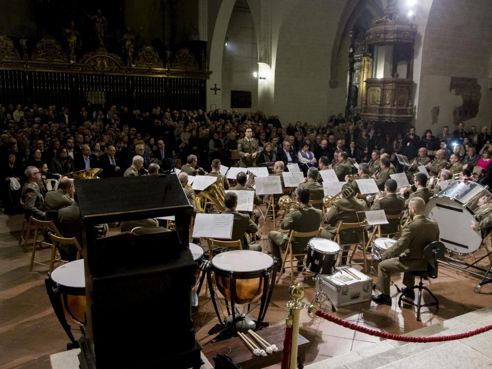 Un momento del concierto, anoche, en el interior de la iglesia de San Pablo.