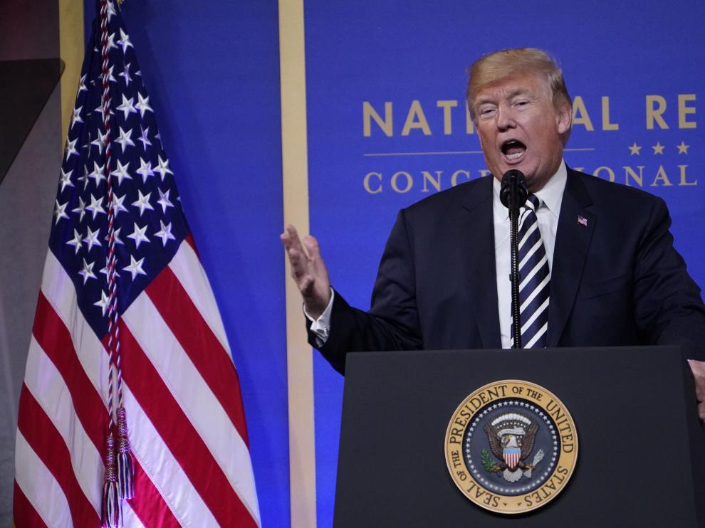 El presidente de Estados Unidos, Donald Trump