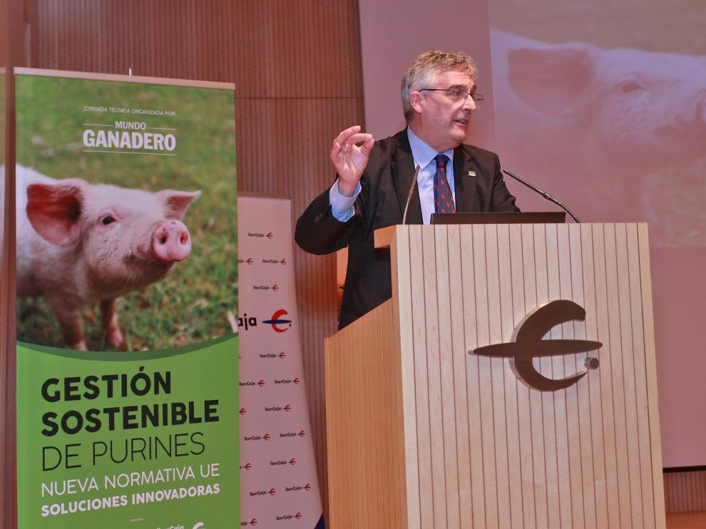 El consejero de Desarrollo Rural, Joaquín Olona, clausuró la jornada celebrada en Zaragoza