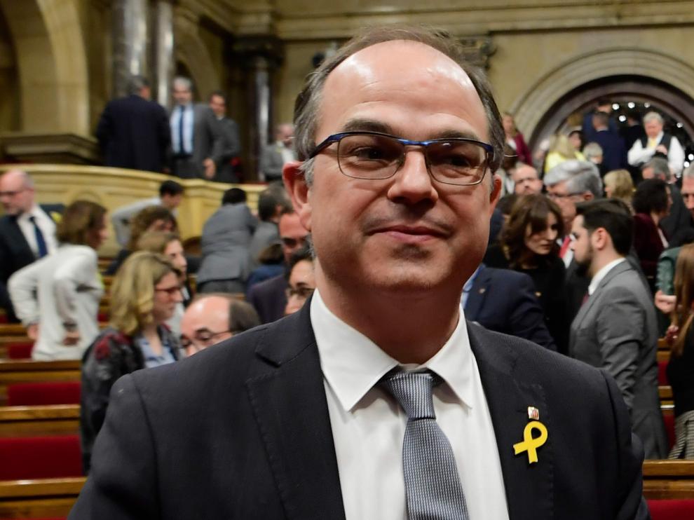 El candidato a la presidencia de la Generalitat, Jordi Turull.