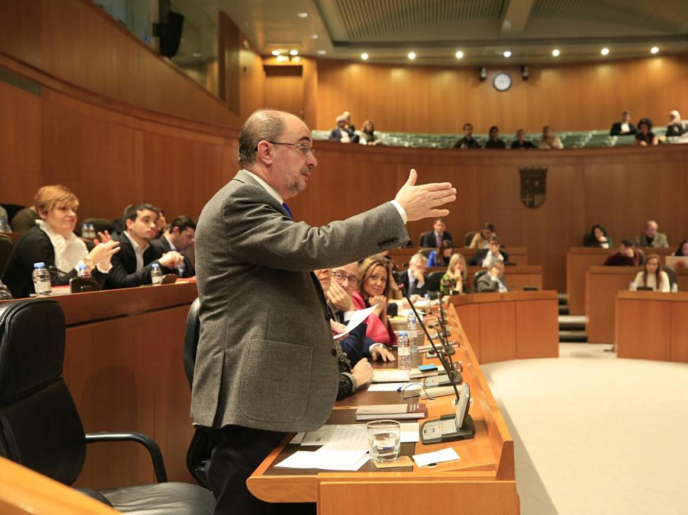 Pleno de las Cortes de Aragón