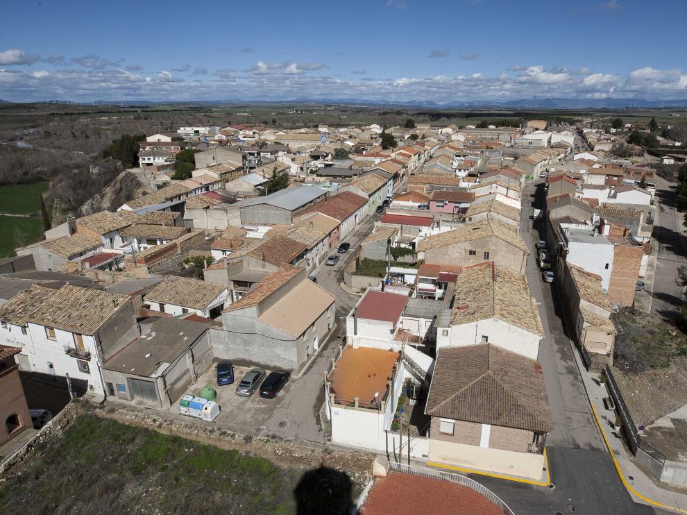 Vistas de Gurrea de Gállego.