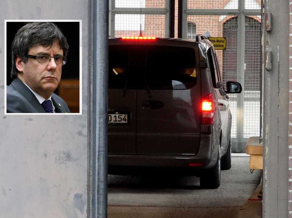 Puigdemont fue trasladado a una cárcel de la localidad de Neumünster