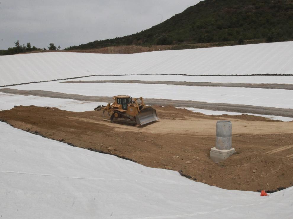 Instalaciones del vertedero de Bailín cuando se iniciaron los trabajos para el traslado de residuos que dieron origen a la fuga