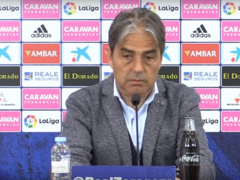 Natxo González en una rueda de prensa.