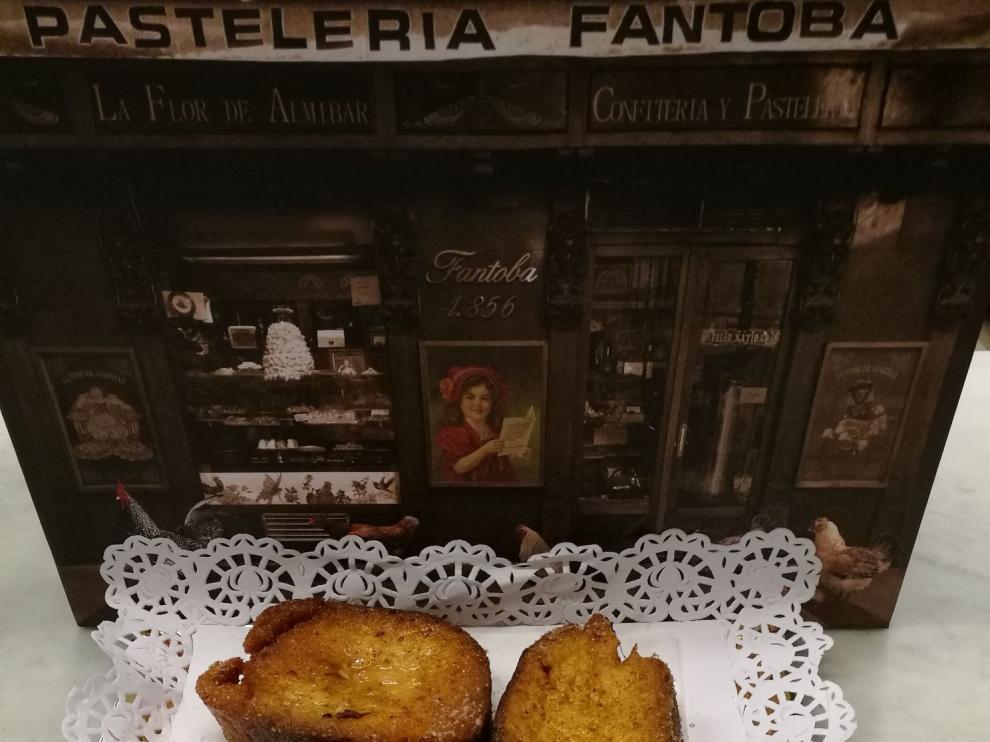 Las torrijas que preparan en el obrador de Fantoba.
