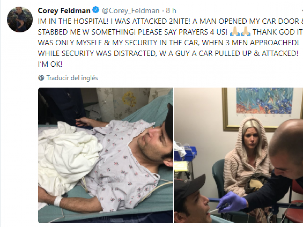 El tuit de Corey Feldman