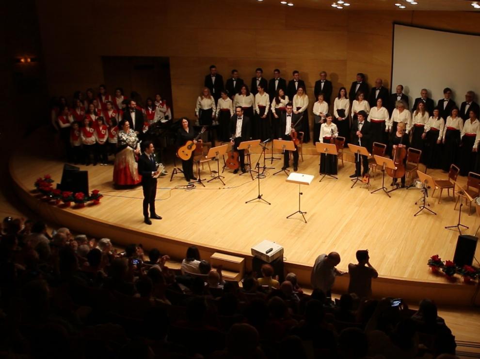Gala de celebración del 25 aniversario de la escuela en el Auditorio de Zaragoza