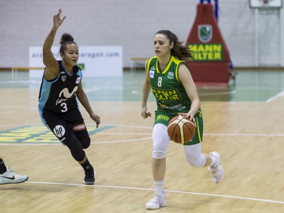 Irene Lahuerta, jugadora del Mann Filter Zaragoza.