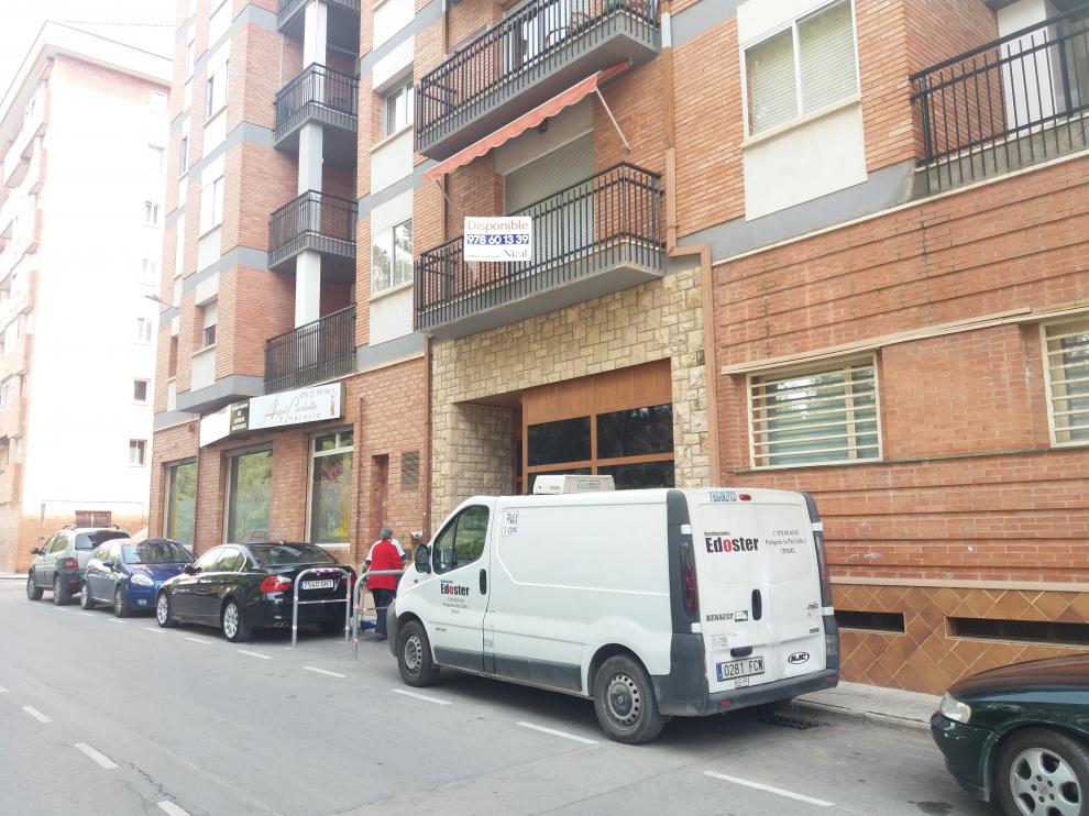En la imagen, la finca de Teruel en la que ha aparecido la bomba.