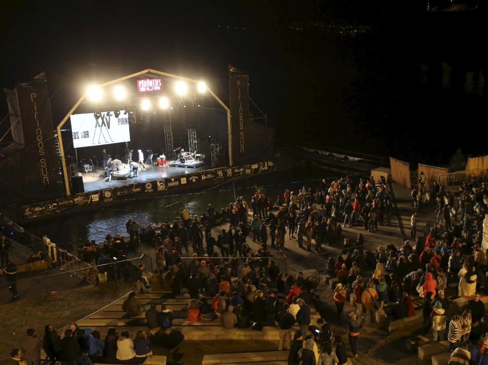 Concierto en julio de 2016 en Pirineos Sur, uno de los festivales afectado por el decreto de espectáculos