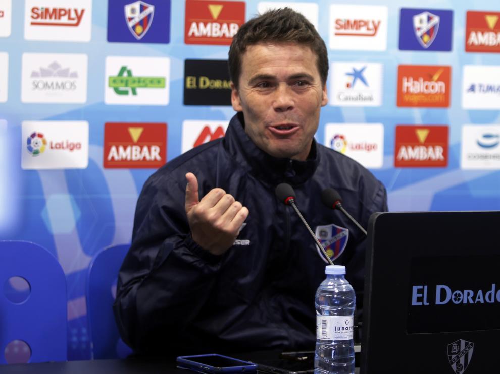 Joan Francesc Ferrer 'Rubi', entrenador de la SD Huesca.