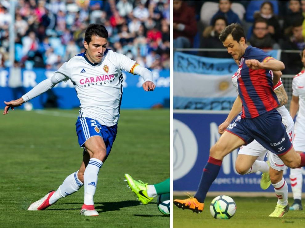 Alberto Zapater y Juanjo Camacho.