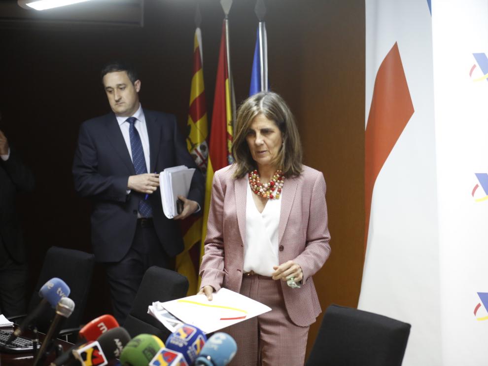 La delegada especial de la Agencia Tributaria en Aragón, Paloma Villaró