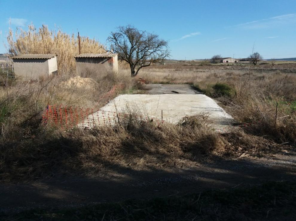 El aljibe del Camino de la Perdiguera en el que cayó el camión