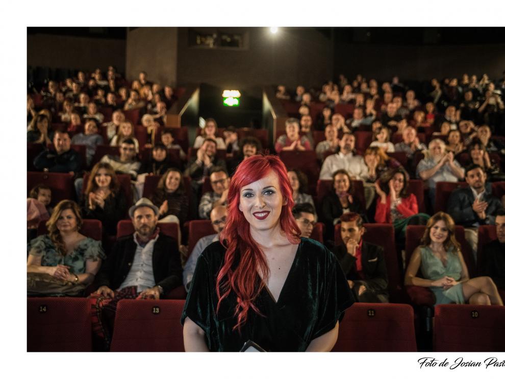 La sala 6 de los cines Palafox de la capital aragonesa albergó el estreno de 'La Marca' el pasado jueves, 5 de abril.