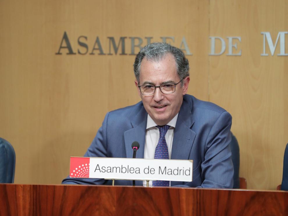 Enrique Ossorio, portavoz del PP en la Asamblea de Madrid.