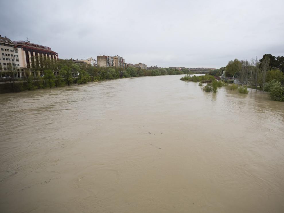 Crecida del Ebro en Zaragoza