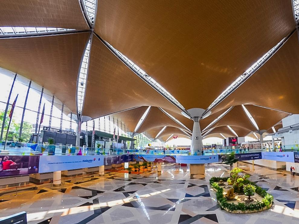 El aeropuerto internacional de Kuala Lumpur.
