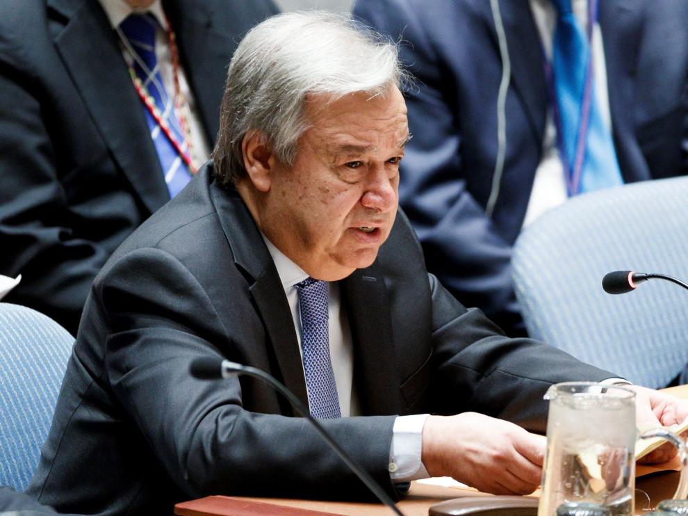 El secretario general de la ONU, Antonio Guterres.