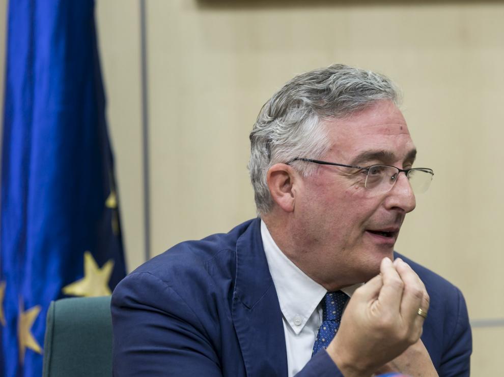 El consejero de Desarrollo Rural y Sostenibilidad del Gobierno de Aragón, Joaquín Olona.