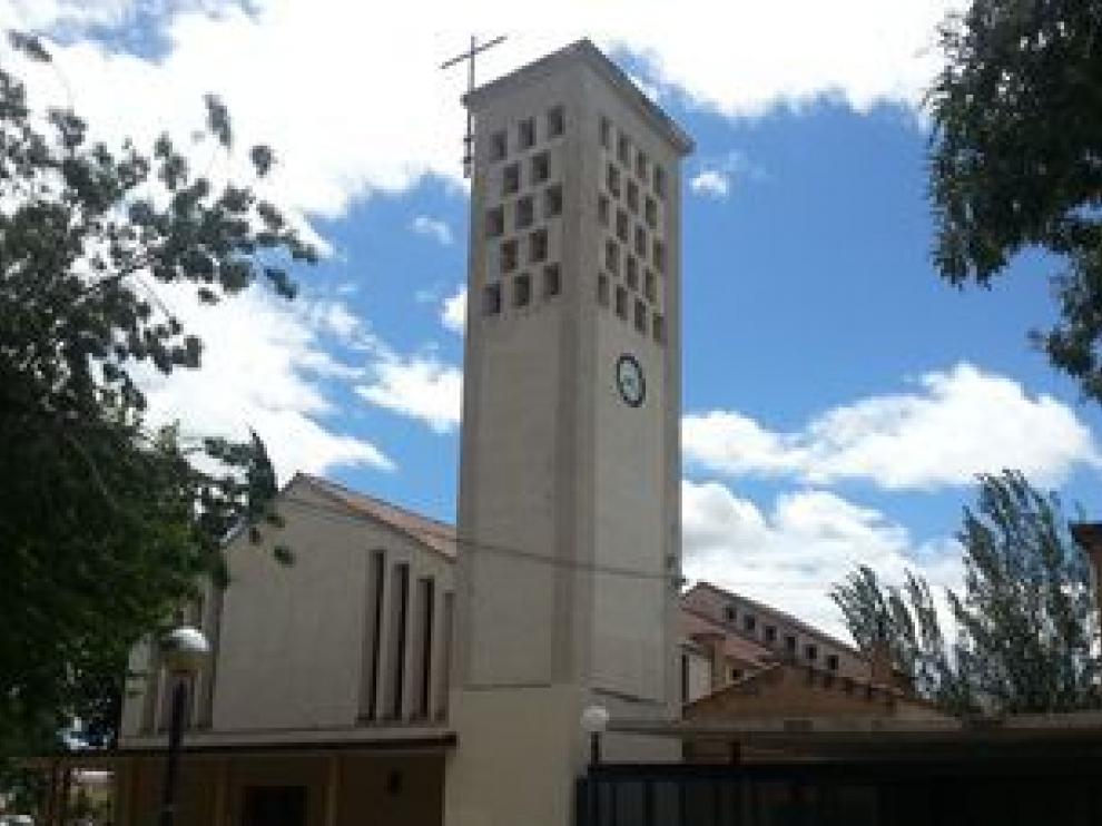 Imagen de la parroquia del Perpetuo Socorro de Huesca.