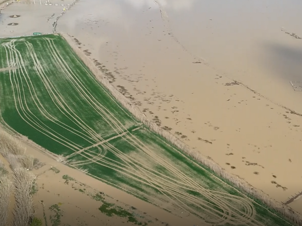 Imagen aérea del Ebro