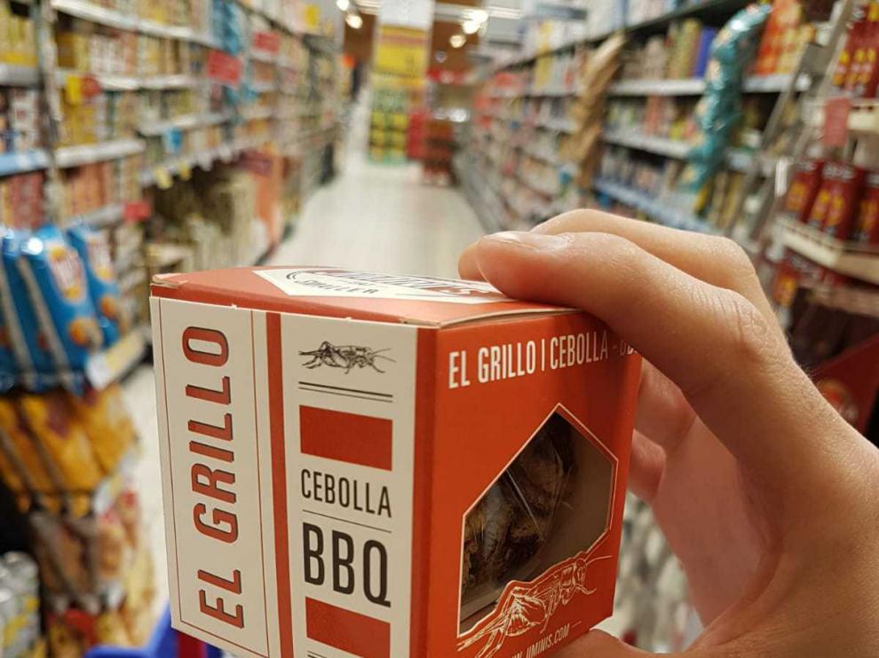 Imagen de uno de los alimentos elaborados a base de insectos por Carrefour.