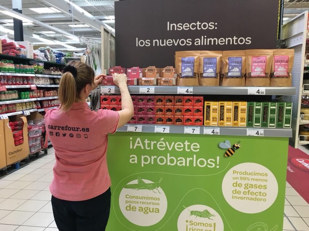 Carrefour se lanza a la venta de insectos.