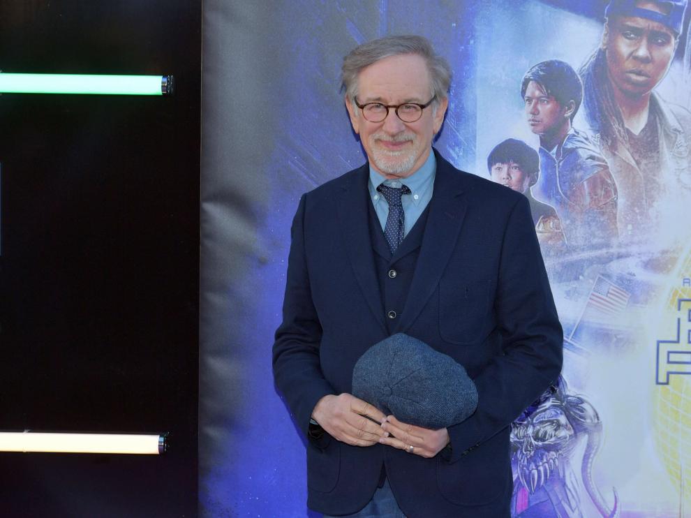 Steven Spielberg durante el preestreno de 'Ready Player One'.