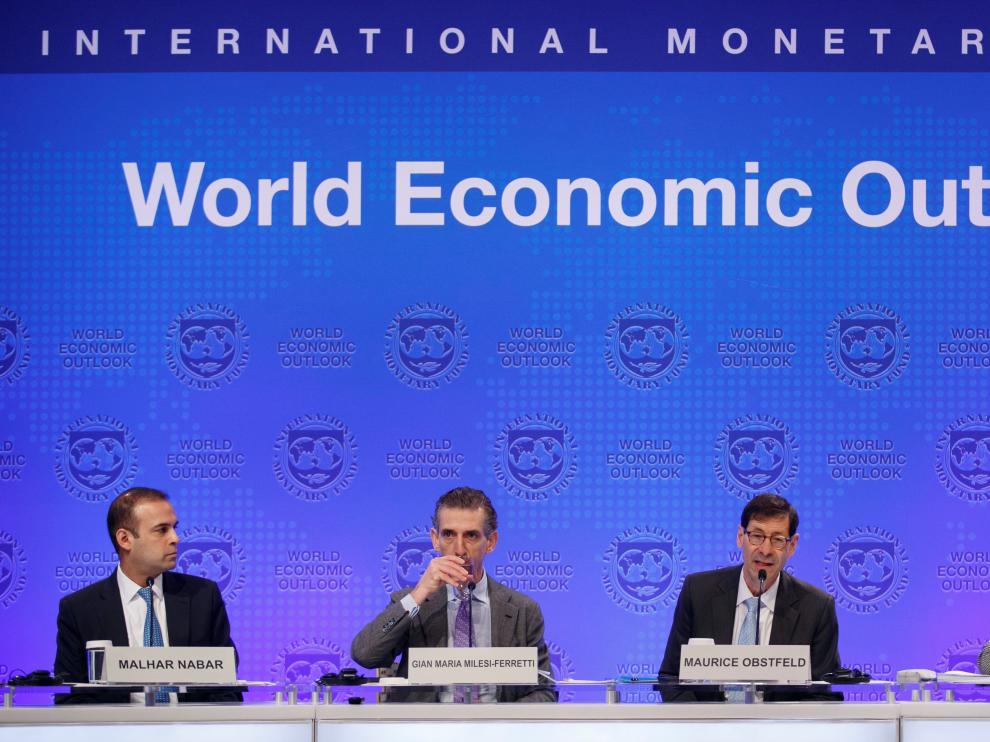 Presentación del informe 'Perspectivas Económicas Mundiales' en Washington.