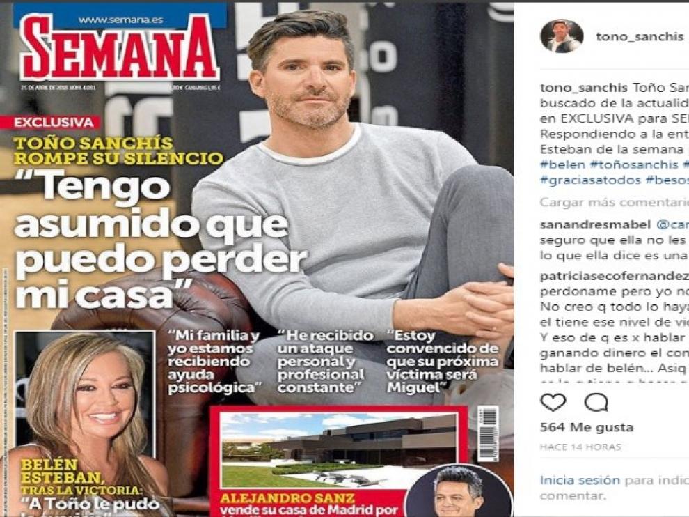 Toño Sanchís se sincera en esta entrevista en exclusiva.