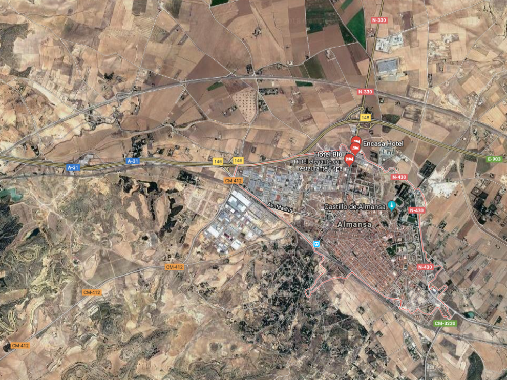 Almansa, municipio donde ha tenido lugar el accidente