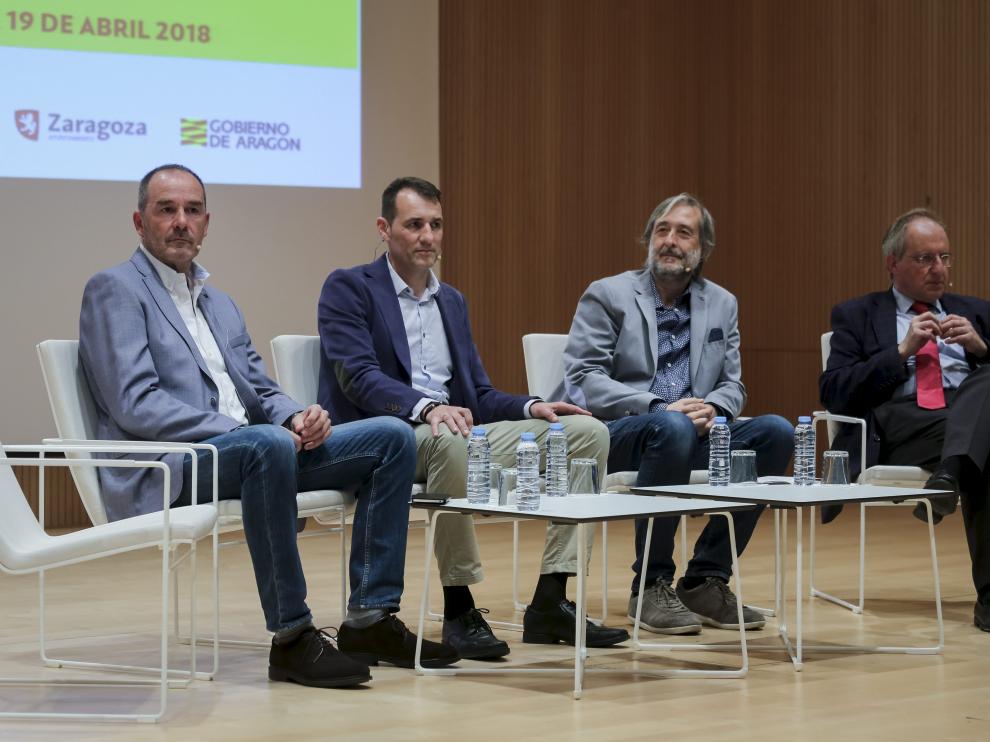 Víctor Fernández, Carlos Clos, José Francisco Mendi y Manuel Guedea.